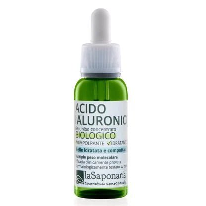 Acido Ialuronico - Siero Viso Multiplo Peso Molecolare Attivo Puro Anti - Age - Mangio Anch'io