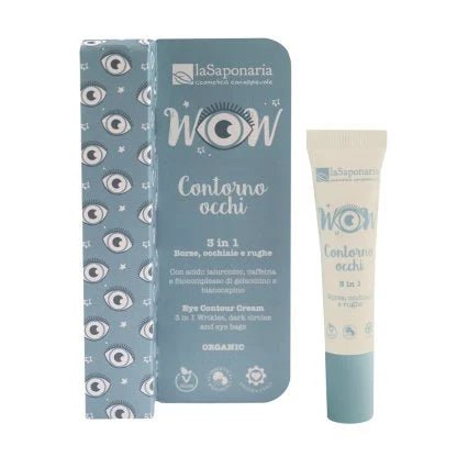 Crema Contorno Occhi 3 in 1 - Contro Rughe, Borse e Occhiaie - Mangio Anch'io