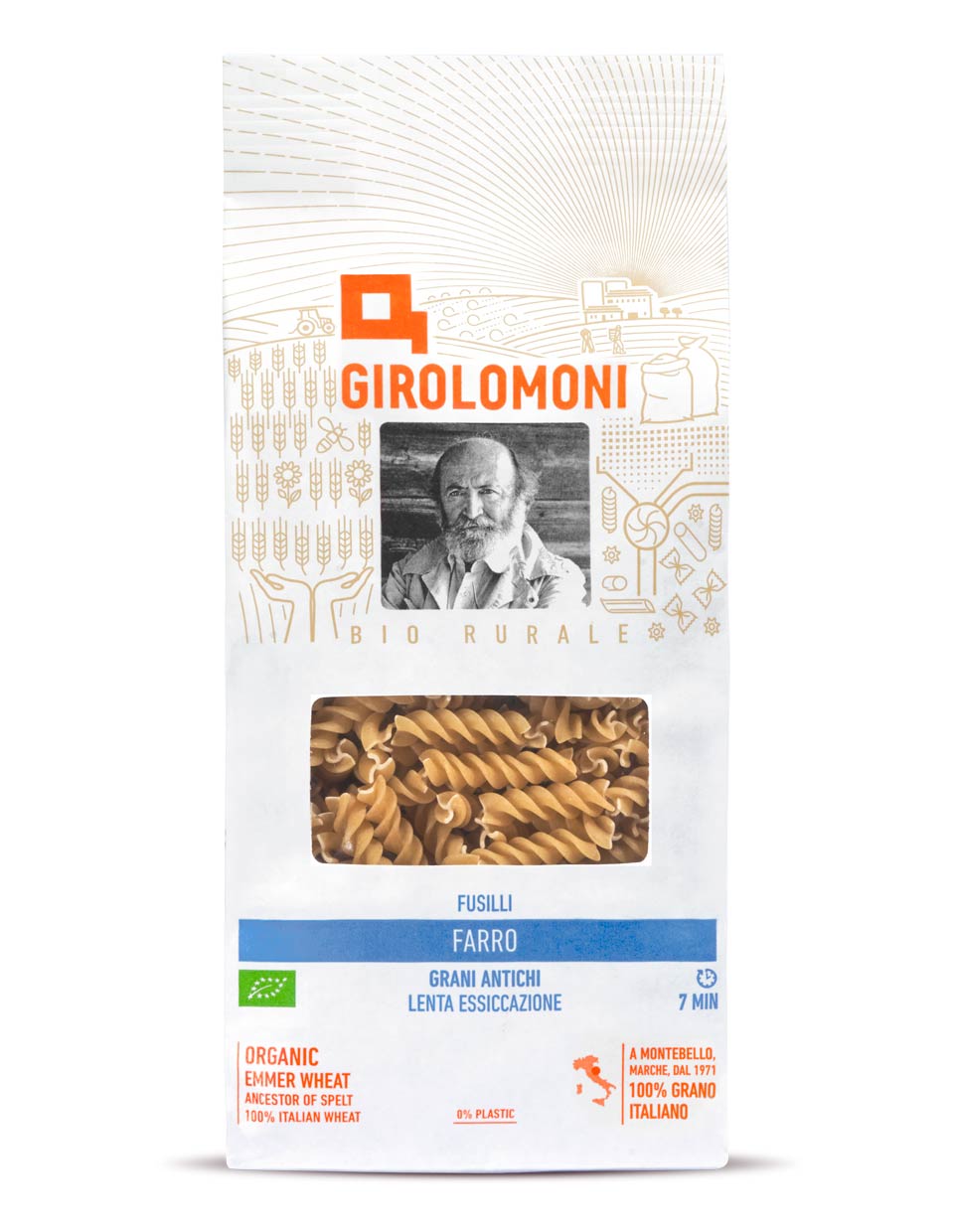 Fusilli di Farro Biologico - Mangio Anch'io