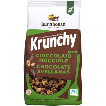Krunchy Cioccolato Fondente e Nocciole Bio - Mangio Anch'io