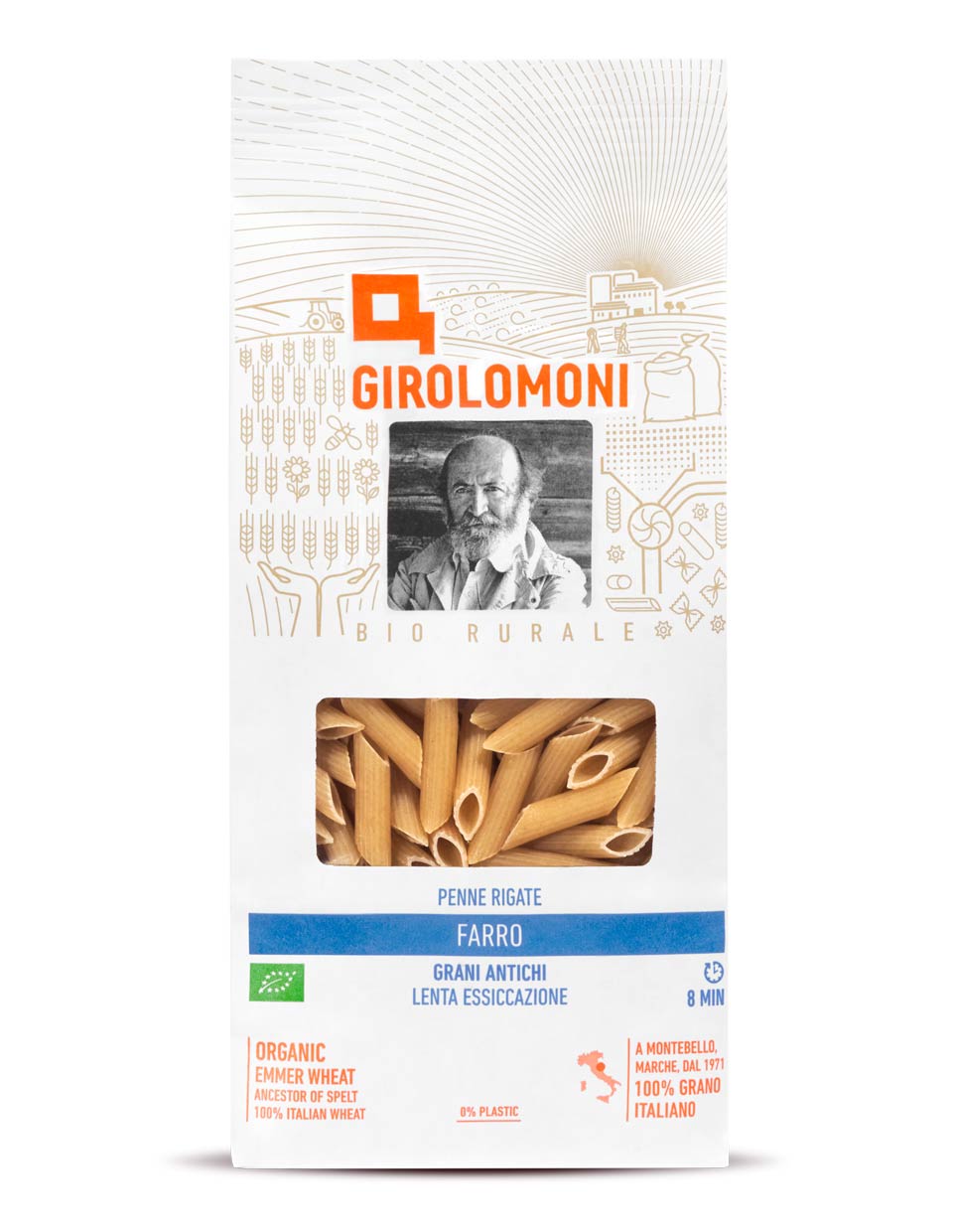 Penne Rigate di Farro Biologico - Mangio Anch'io